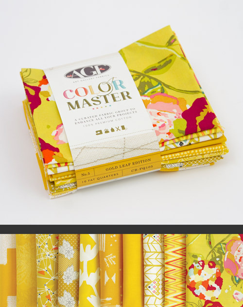 Art Gallery "Color Master Gold Leaf Edition " Fat Quarter Bundle, Artikelnummer 2012