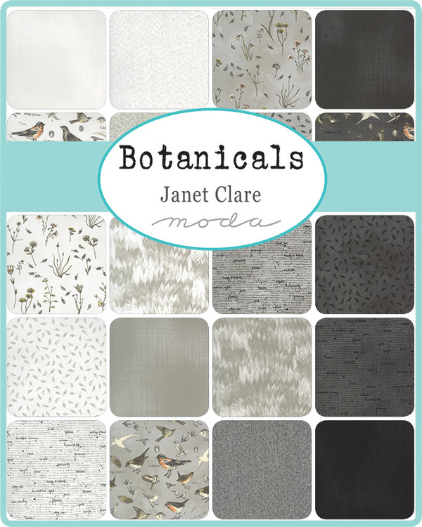Moda "Janet Clare Botanicals“ Fat Quarter Bundle Artikelnummer 2481