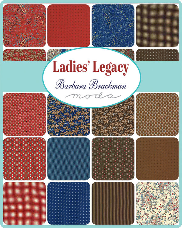 Moda "Barbara Brackman, Ladies' Legacy“ Fat Eight Bundle,  Artikelnummer2496