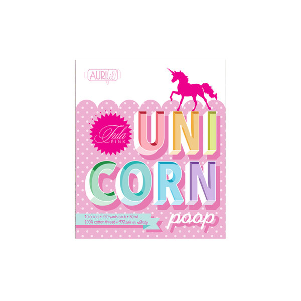 Aurifil "Tula Pink Unicorn Poop" 50WT, Artikelnummer 2512