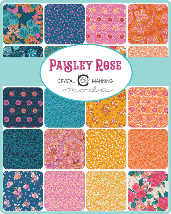 Moda "Crystal Manning, Paisley Rose“ Layer Cake - Artikelnummer 2934