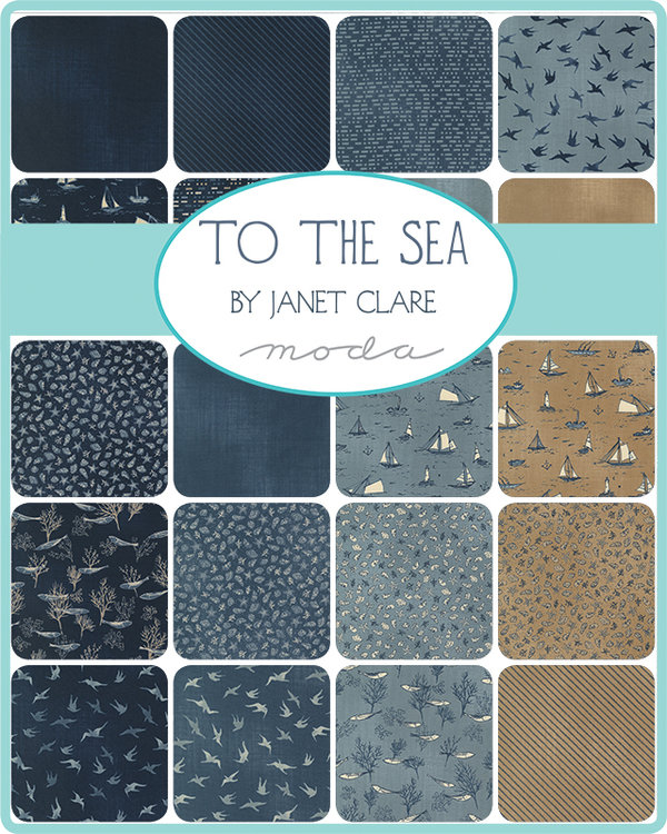 Moda "Janet Clare, To the Sea“ Charmpack, Artikelnummer 3054
