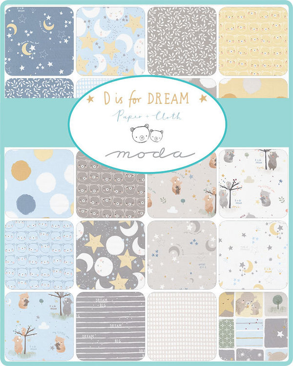 Moda "Paper and Cloth, D is for Dream" F8 Bundle, Artikelnummer  3272