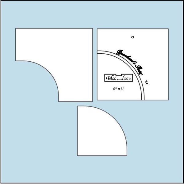 BlocLoc Lineal Drunkard´s Path 6 inch, Artikelnummer 3444