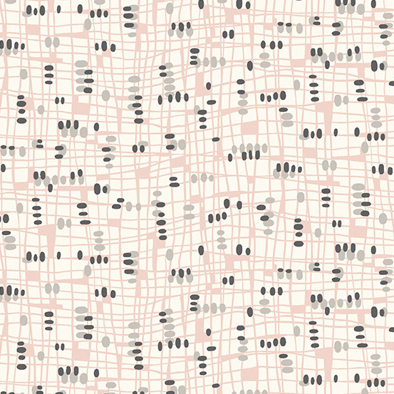 Andover Fabrics  "Libs Elliott, Rancho Relaxo“ Abstract Shell Pink,   Artikelnummer 3868